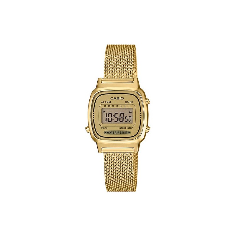 Casio LA670WEMY-9EF montre Montre bracelet Unisexe Électronique Or