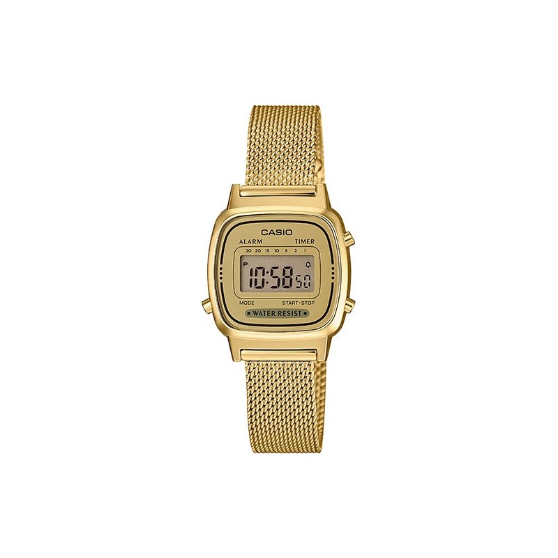 Casio LA670WEMY-9EF reloj Reloj de pulsera Unisex Electrónico Oro