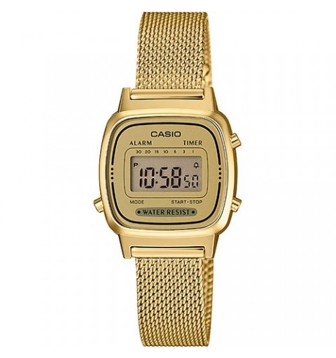 Casio LA670WEMY-9EF montre Montre bracelet Unisexe Électronique Or