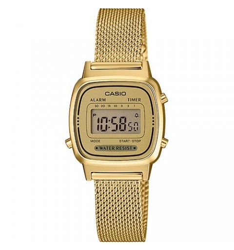 Casio LA670WEMY-9EF orologio Orologio da polso Unisex Elettronico Oro