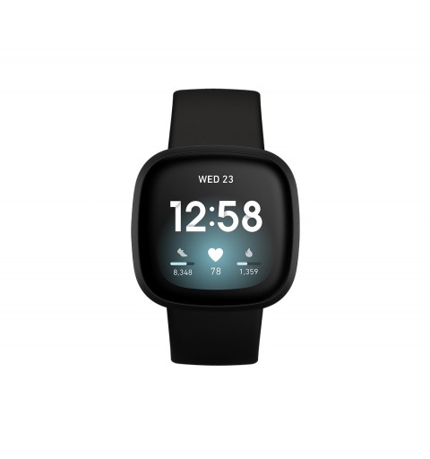 Fitbit Versa 3 40 mm AMOLED Schwarz GPS