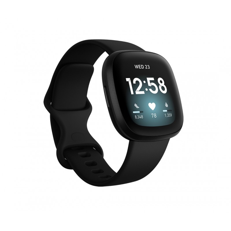 Fitbit Versa 3 40 mm AMOLED Schwarz GPS