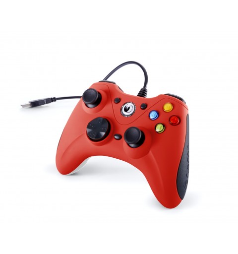 NACON GC-100XF Schwarz, Rot USB Gamepad Analog Digital PC