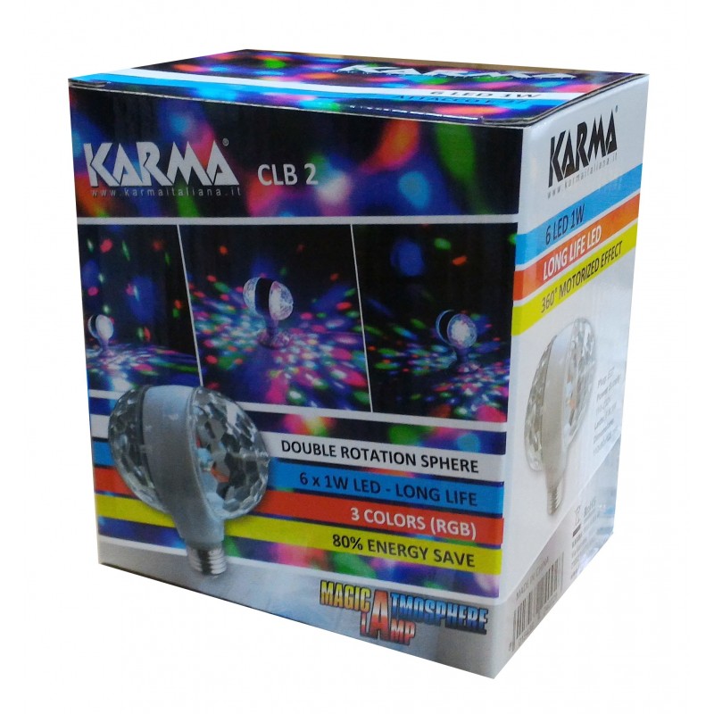 Karma Italiana CLB 2 stroboscopio&luce da discoteca Bianco