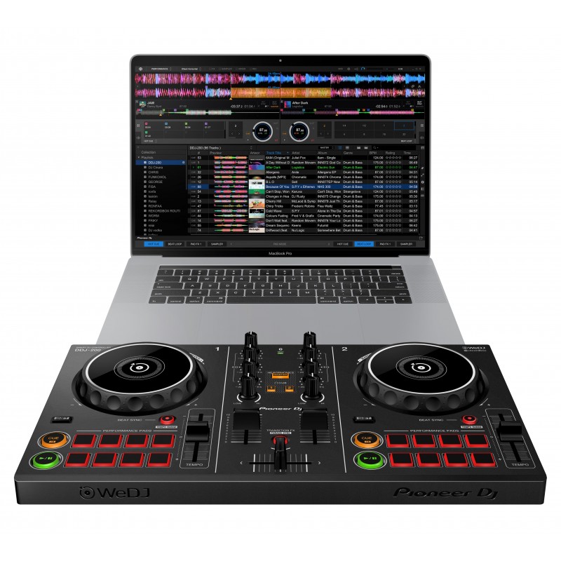 Pioneer DDJ-200 contrôleur DJ 2 canaux Noir