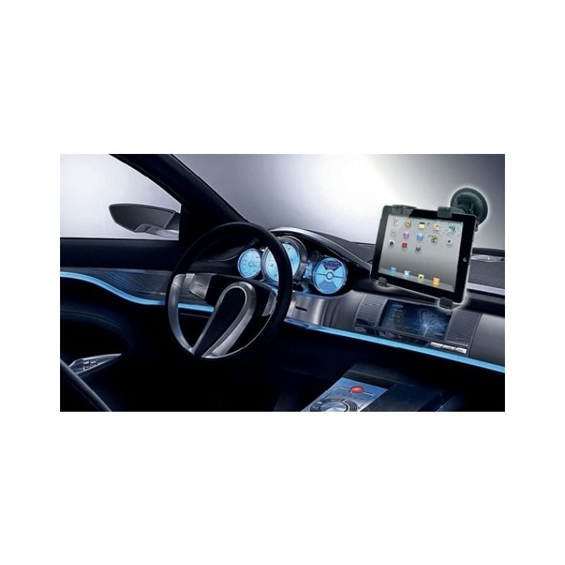 Techly I-TABLET-VENT soporte para navegador Coche Pasivo Negro