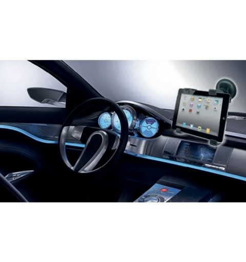 Techly I-TABLET-VENT soporte para navegador Coche Pasivo Negro