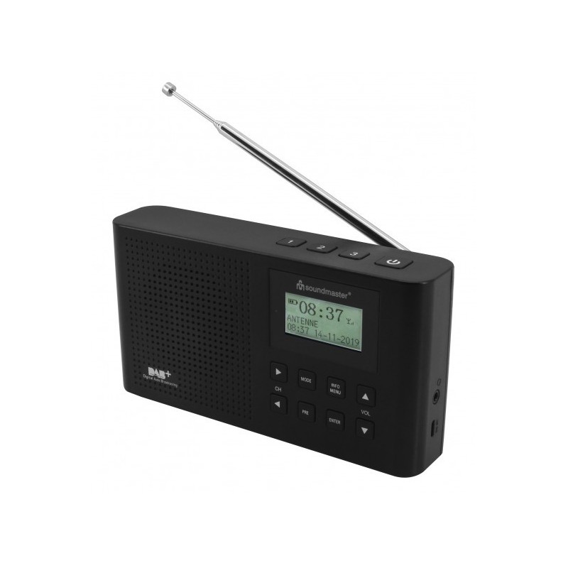 Soundmaster DAB160SW radio Portátil Negro