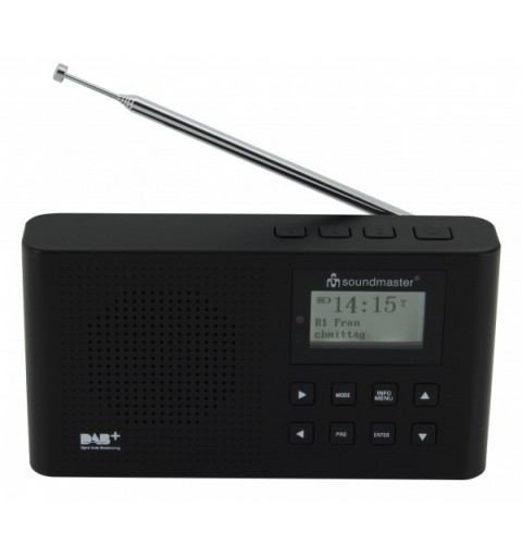Soundmaster DAB160SW Radio Tragbar Schwarz