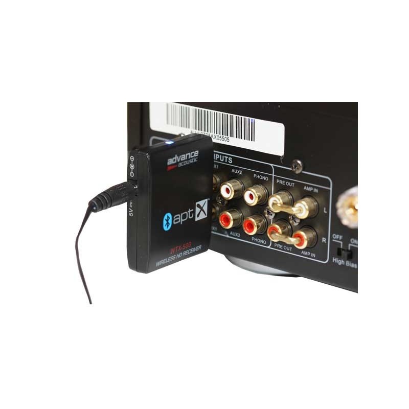 ADVANCE WTX 500 receptor de audio bluetooth Negro