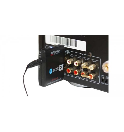 ADVANCE WTX 500 ricevitore audio bluetooth Nero