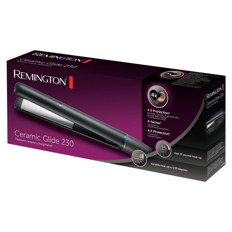 Remington S3700 Piastra per capelli Nero