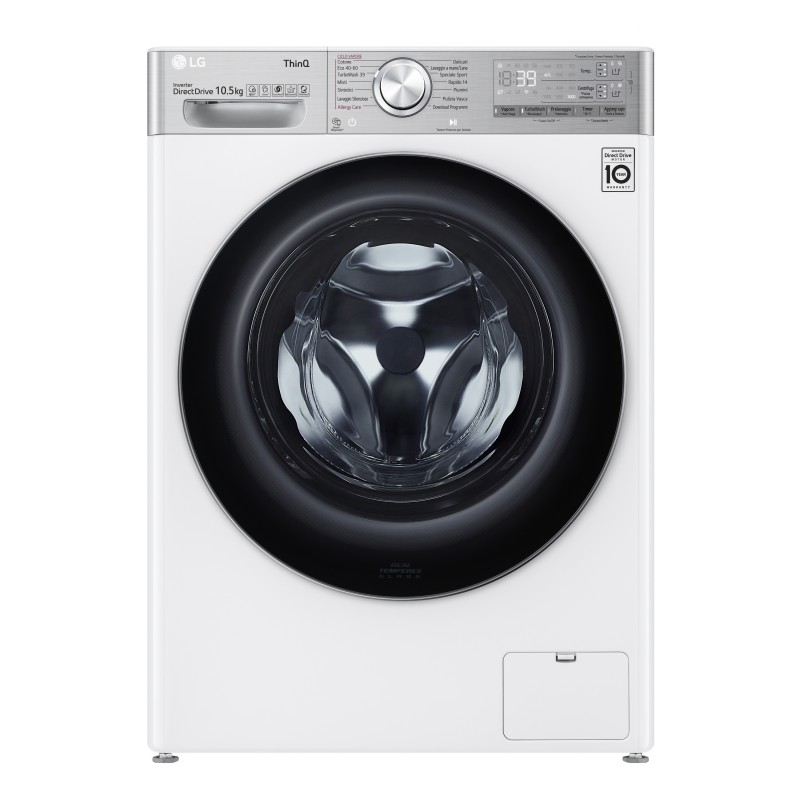 LG F6WV910P2EA lavadora Carga frontal 10,5 kg 1600 RPM A Blanco