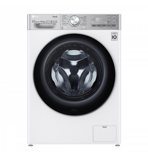 LG F6WV910P2EA lavadora Carga frontal 10,5 kg 1600 RPM A Blanco