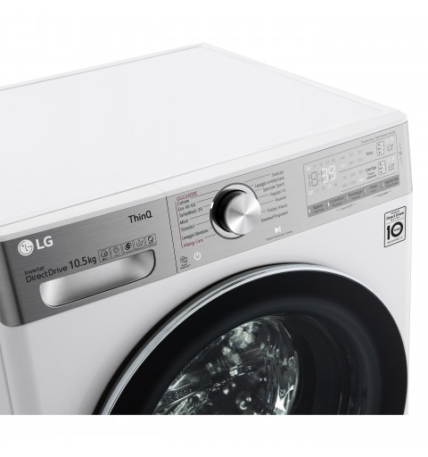 LG F6WV910P2EA lavadora Carga frontal 10,5 kg 1600 RPM A Blanco