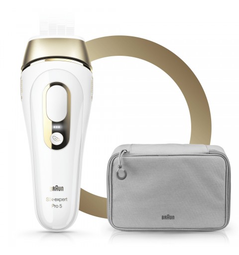 Braun Silk-expert Pro PL 5014 Luz pulsada intensa (IPL) Blanco, Oro