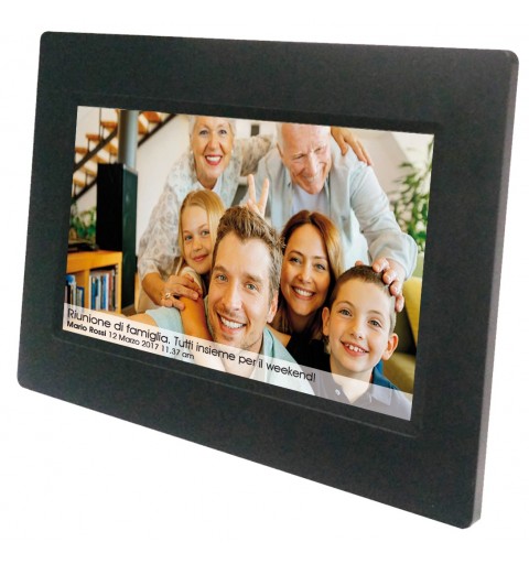 Mediacom M-PF10WF cornice per foto digitali Nero 25,6 cm (10.1") Touch screen Wi-Fi