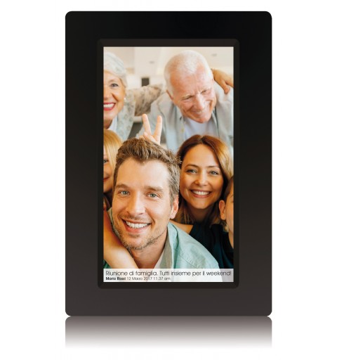 Mediacom M-PF10WF cornice per foto digitali Nero 25,6 cm (10.1") Touch screen Wi-Fi