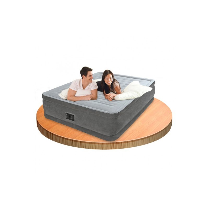 Intex 64414 colchón hinchable Aire Gris, Plata