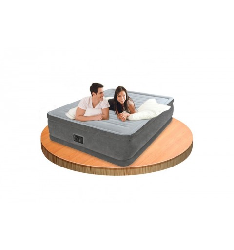 Intex 64414 colchón hinchable Aire Gris, Plata