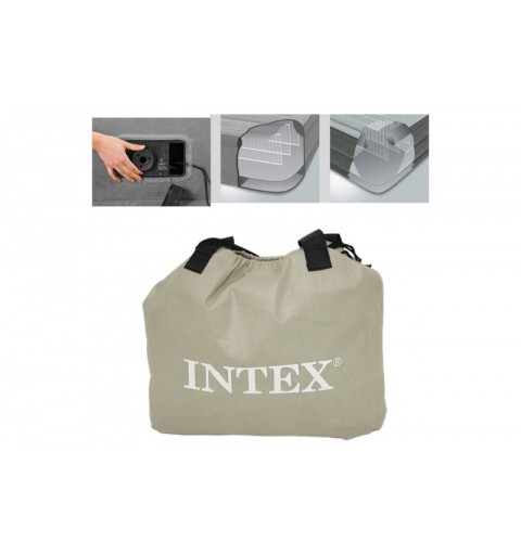 Intex 64414 colchón hinchable Aire Gris, Plata