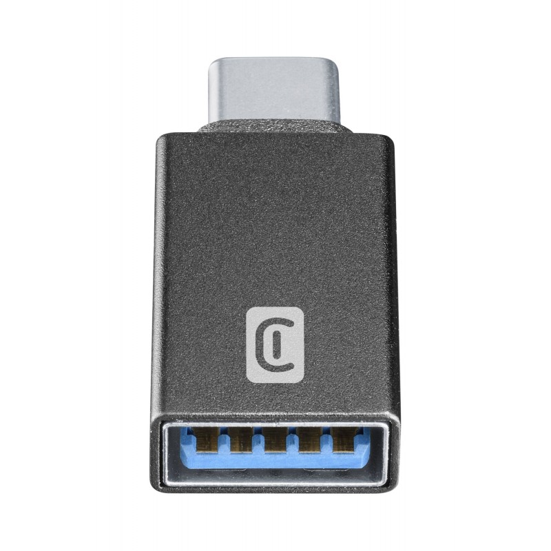 Cellularline USBA2CCARADAPTER USB A USB C Noir