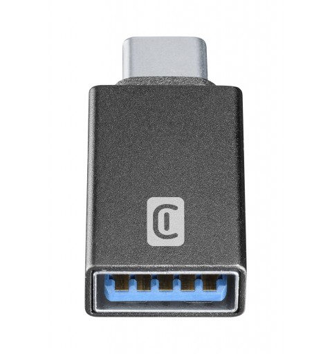 Cellularline USBA2CCARADAPTER USB A USB C Negro