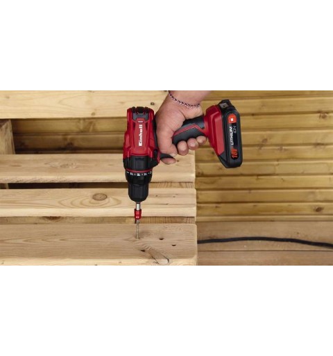 Einhell TC-CD 18-2 Li Sans clé 980 g Noir, Rouge