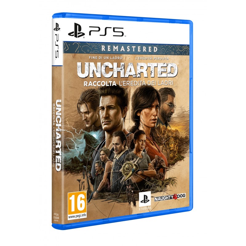 Sony Uncharted Raccolta L'Eredità dei ladri Collezione Inglese, ITA PlayStation 5