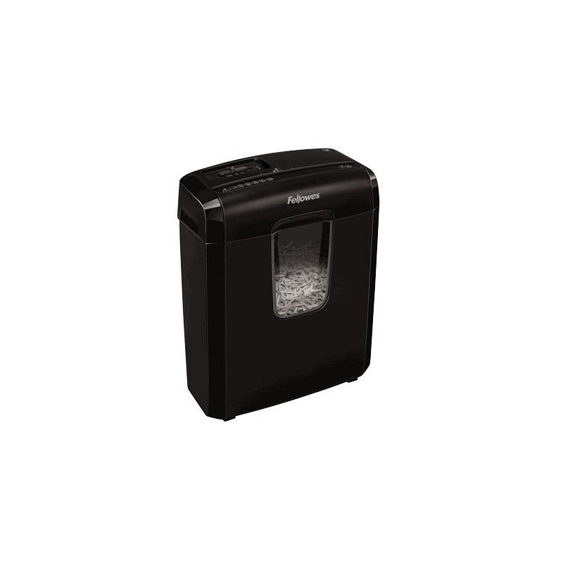 Fellowes Powershred 6C Aktenvernichter Kreuzschreddern 22 cm Schwarz