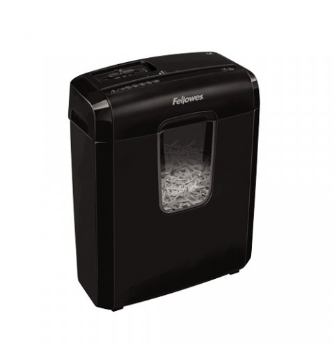 Fellowes Powershred 6C paper shredder Cross shredding 22 cm Black