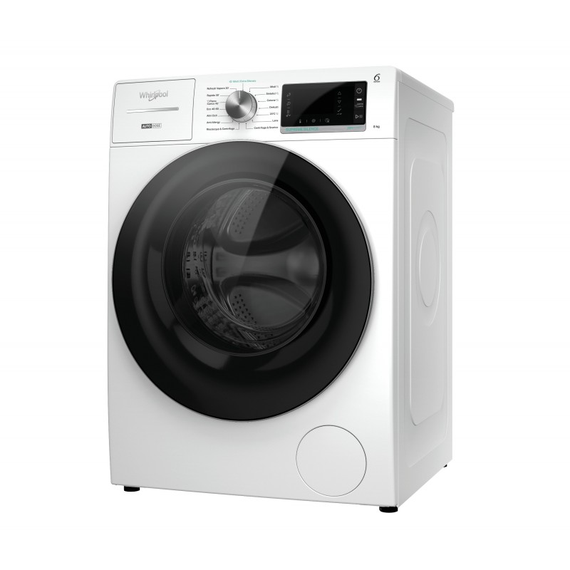 Whirlpool W8W846WR IT Waschmaschine Frontlader 8 kg 1400 RPM A Weiß
