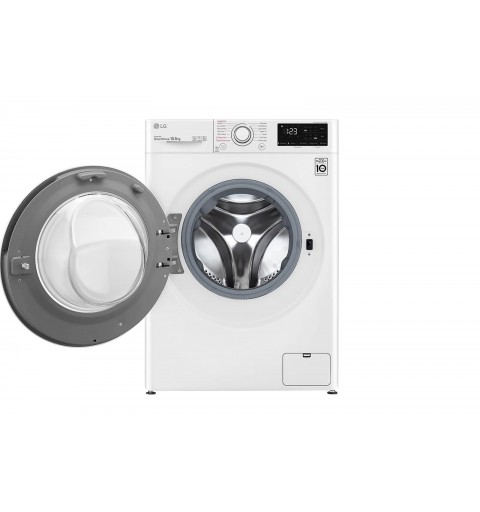 LG F4WV310STE washing machine Front-load 10.5 kg 1400 RPM B White