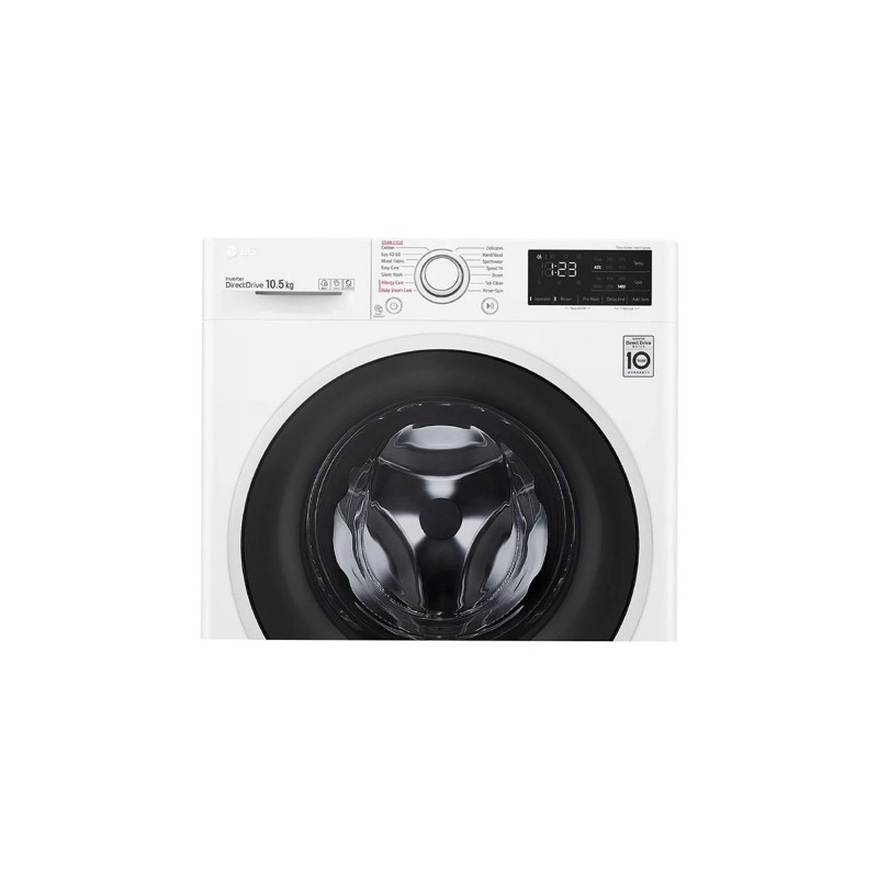 LG F4WV310STE washing machine Front-load 10.5 kg 1400 RPM B White