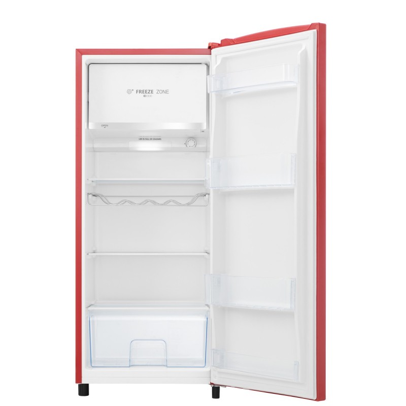 Hisense RR220D4ERF combi-fridge Freestanding 164 L F Red