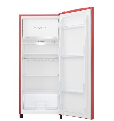 Hisense RR220D4ERF combi-fridge Freestanding 164 L F Red