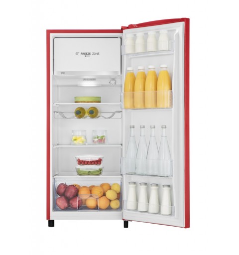 Hisense RR220D4ERF combi-fridge Freestanding 164 L F Red