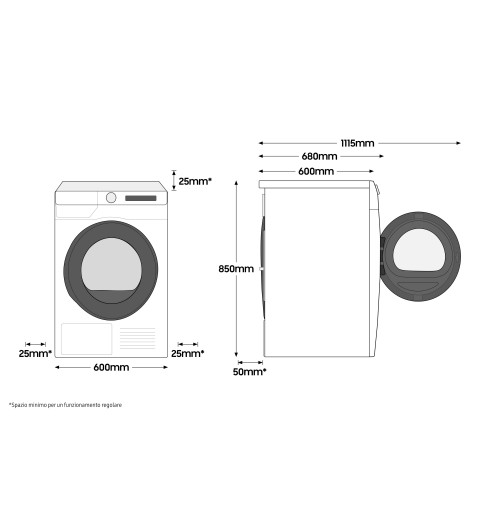 Samsung WW10T504DAW lavadora Carga frontal 10,5 kg 1400 RPM A Blanco