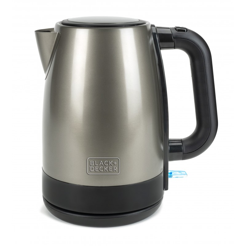 Black & Decker BXKE2201E electric kettle 1.7 L 2200 W Black, Stainless steel