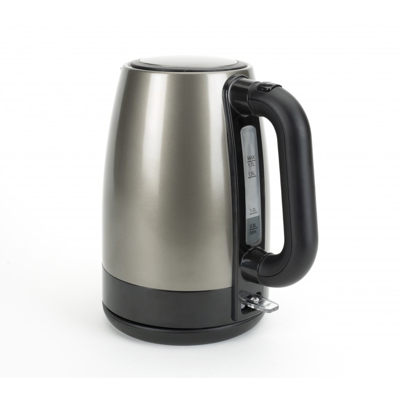 Black & Decker BXKE2201E electric kettle 1.7 L 2200 W Black, Stainless steel