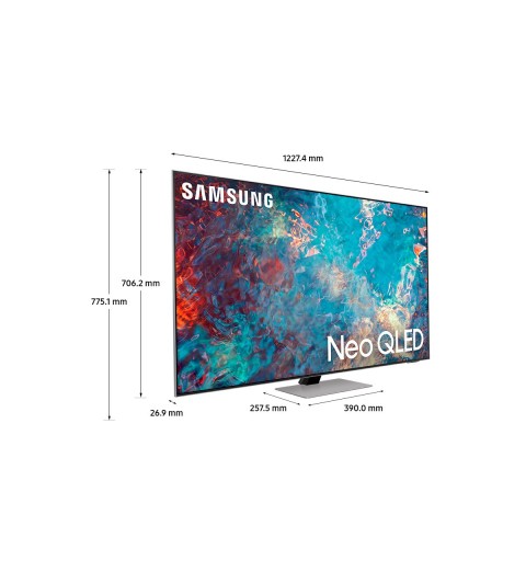Samsung QE55QN85AAT 139.7 cm (55") 4K Ultra HD Smart TV Wi-Fi Silver