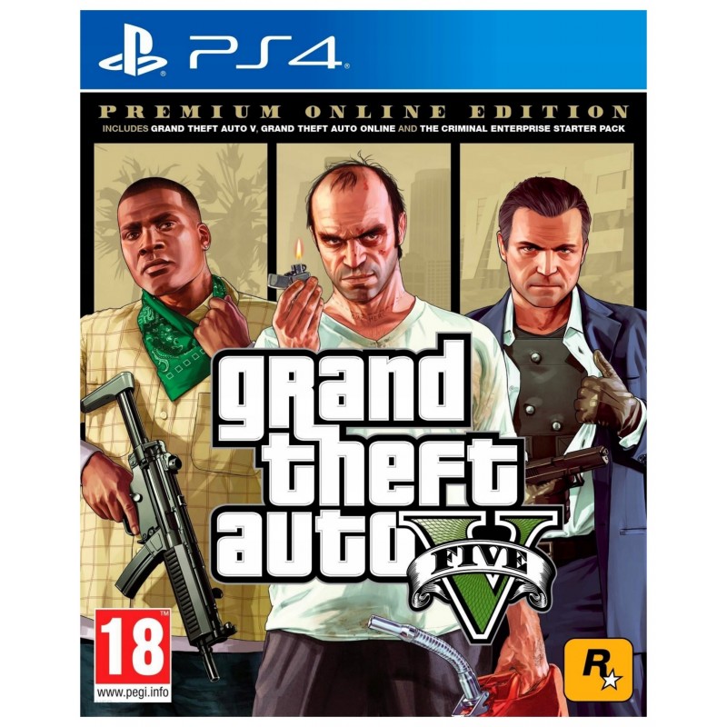 Rockstar Games Grand Theft Auto V Premium Edition Tedesca, Inglese, ESP, Francese, ITA, Polacco, Portoghese, Russo PlayStation