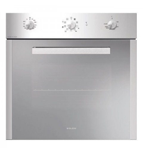 Glem Gas GFS92IX-S6 Backofen 64 l 2870 W A Edelstahl