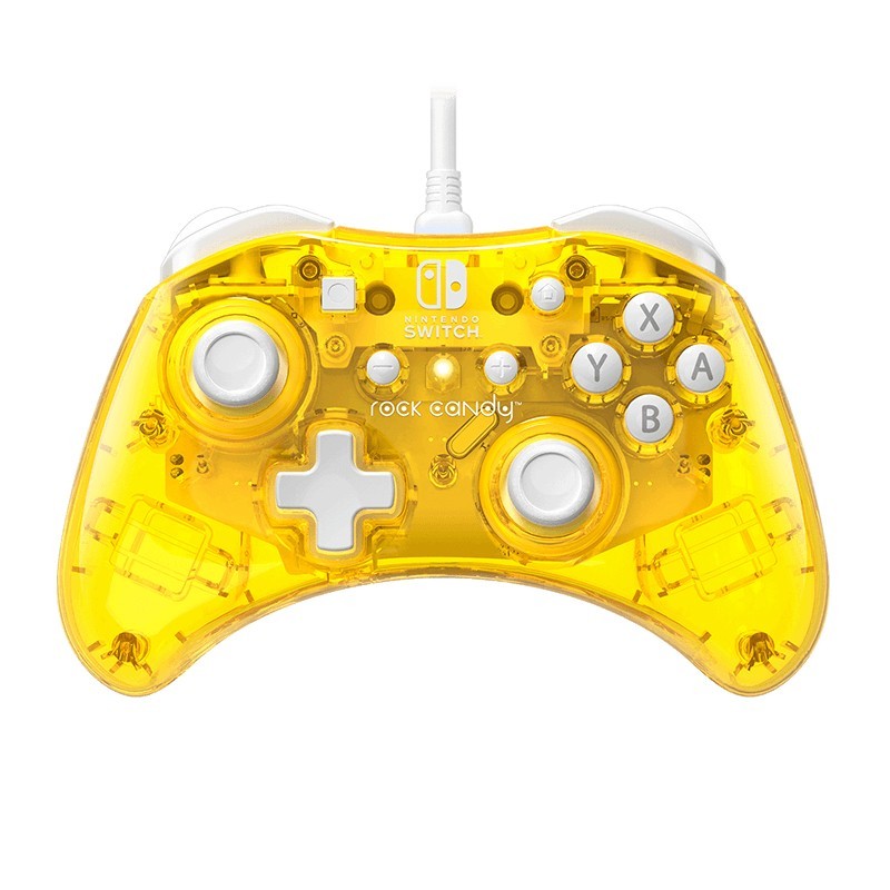 PDP Rock Candy Jaune USB Manette de jeu Nintendo Switch