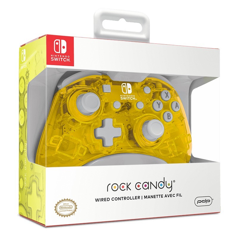 PDP Rock Candy Amarillo USB Gamepad Nintendo Switch