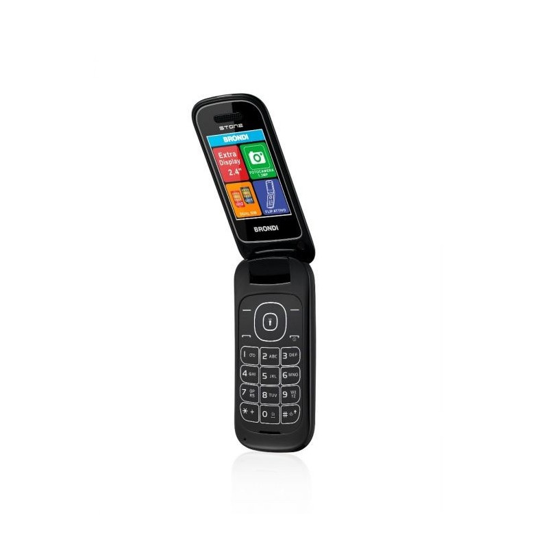 Brondi Stone 6.1 cm (2.4") 86 g Black Feature phone