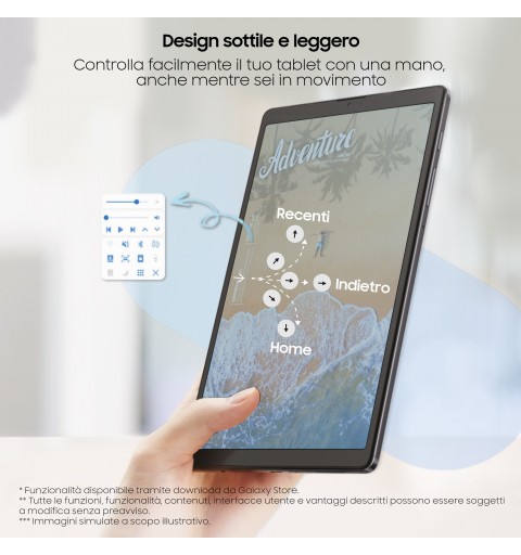 Samsung Galaxy Tab A7 Lite SM-T220N 32 GB 22.1 cm (8.7") Mediatek 3 GB Wi-Fi 5 (802.11ac) Grey