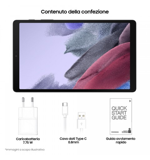 Samsung Galaxy Tab A7 Lite SM-T220N 32 GB 22.1 cm (8.7") Mediatek 3 GB Wi-Fi 5 (802.11ac) Grey