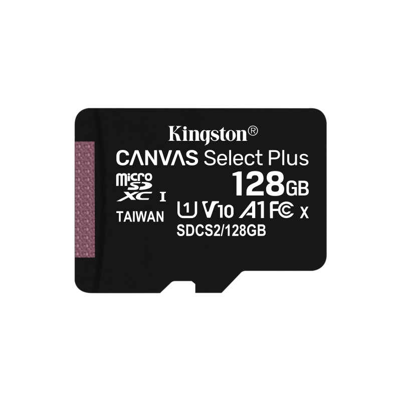 Kingston Technology Canvas Select Plus 128 Go MicroSDXC UHS-I Classe 10