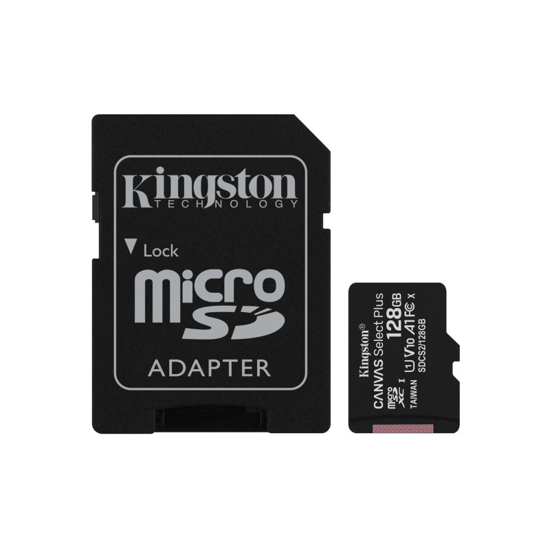 Kingston Technology Canvas Select Plus 128 GB MicroSDXC UHS-I Class 10